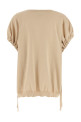 Трикотажна футболка бежева NUDE 1101E25010243 Трикотажна футболка бежева NUDE 1101E25010243