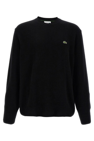 Светр з логотипом, чорний LACOSTE AH2916031 Светр з логотипом, чорний LACOSTE AH2916031