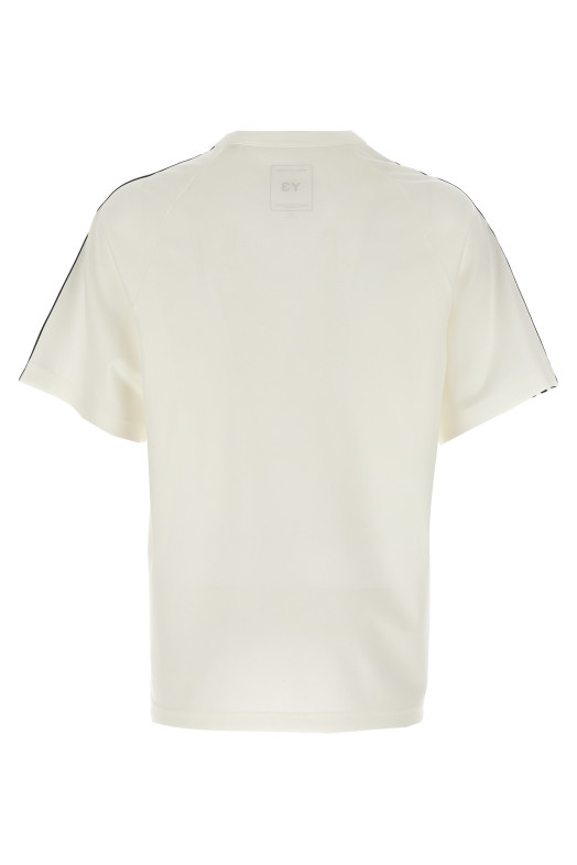 'Y-3 Short Sleeve Tee 3-Stripes' T-shirt Black-grey 'Y-3 Short Sleeve Tee 3-Stripes' T-shirt Black-grey