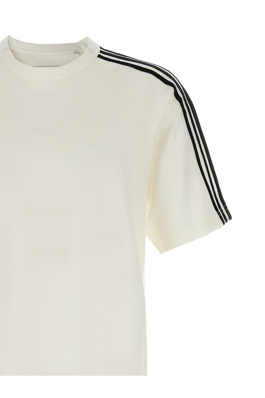 'Y-3 Short Sleeve Tee 3-Stripes' T-shirt Black-grey 'Y-3 Short Sleeve Tee 3-Stripes' T-shirt Black-grey