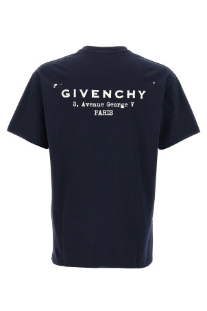 Футболка «GIVENCHY Stamp» Синяя BM71NK3YRJ499 Футболка «GIVENCHY Stamp» Синяя BM71NK3YRJ499