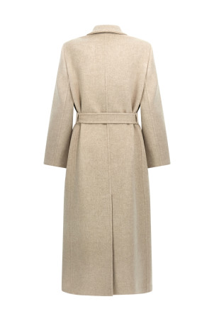 Double-breasted coat Beige