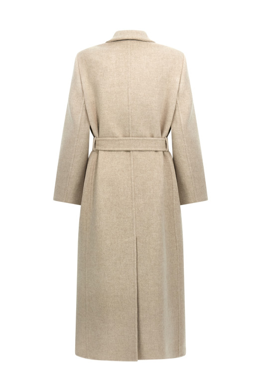 Двобортне пальто Бежеве BRUNELLO CUCINELLI MD5329893C001 Двобортне пальто Бежеве BRUNELLO CUCINELLI MD5329893C001