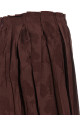 Jacquard floral patterned skirt Bordeaux