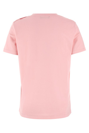 Gold button t-shirt Pink