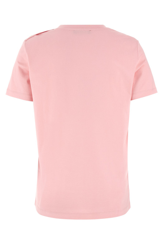 Gold button t-shirt Pink