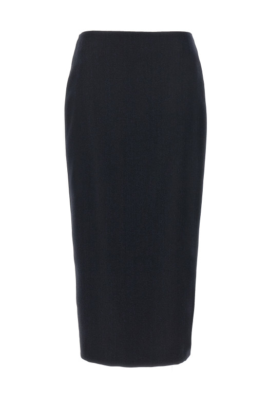 'Maine Sussex Longuette' skirt Blue 'Maine Sussex Longuette' skirt Blue