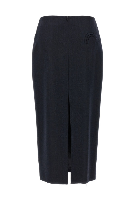 'Maine Sussex Longuette' skirt Blue 'Maine Sussex Longuette' skirt Blue