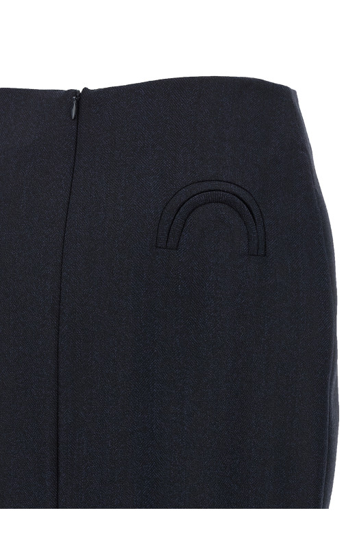 'Maine Sussex Longuette' skirt Blue 'Maine Sussex Longuette' skirt Blue