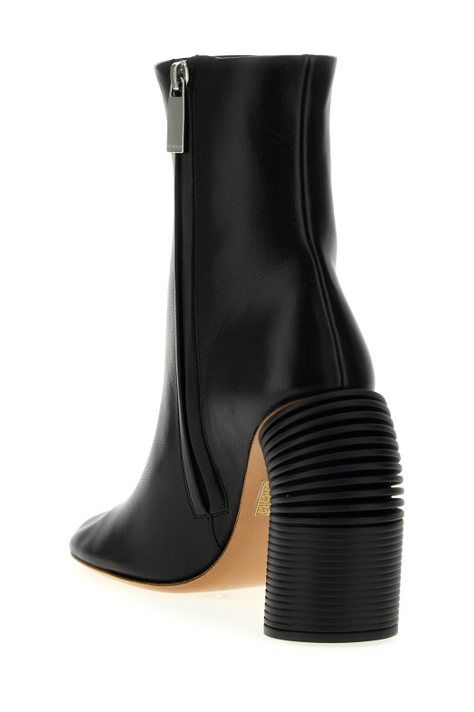 Tonal spring' ankle boots Black