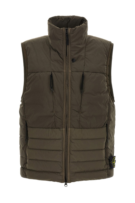 'Seamless Tunnel Nylon Down-TC' vest Green