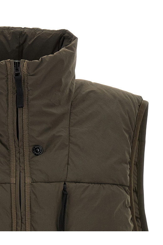 'Seamless Tunnel Nylon Down-TC' vest Green