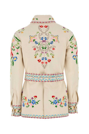 Embroidered denim blazer VALENTINO GARAVANI (6B3DC04J918) Embroidered denim blazer VALENTINO GARAVANI (6B3DC04J918)