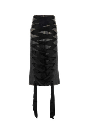 Чорна джинсова спідниця BALENCIAGA (831713TSW67) Чорна джинсова спідниця BALENCIAGA (831713TSW67)