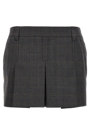 Юбка Prince of Wales, серая MIU MIU MG2235SOOO144CF0480 Юбка Prince of Wales, серая MIU MIU MG2235SOOO144CF0480