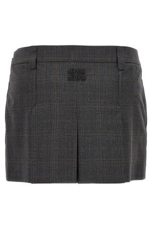 Юбка Prince of Wales, серая MIU MIU MG2235SOOO144CF0480 Юбка Prince of Wales, серая MIU MIU MG2235SOOO144CF0480
