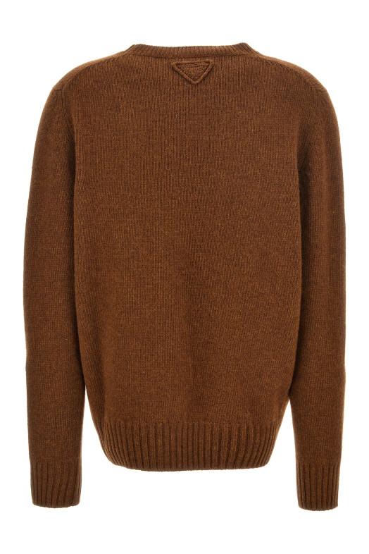 Triangle logo sweater Brown Triangle logo sweater Brown