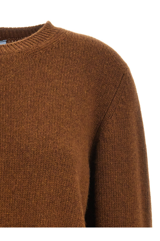 Triangle logo sweater Brown Triangle logo sweater Brown