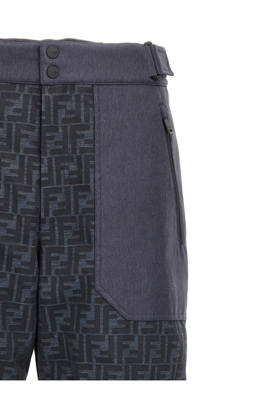 FENDI 'FF' лыжные брюки Синий FAB630ARYEF0RU7 FENDI 'FF' лыжные брюки Синий FAB630ARYEF0RU7