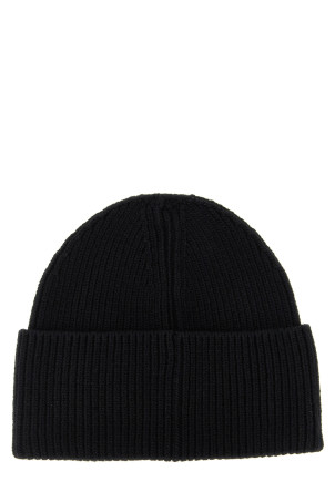 Шапка з логотипом, чорна MONCLER K20913B00029M1242999 Шапка з логотипом, чорна MONCLER K20913B00029M1242999