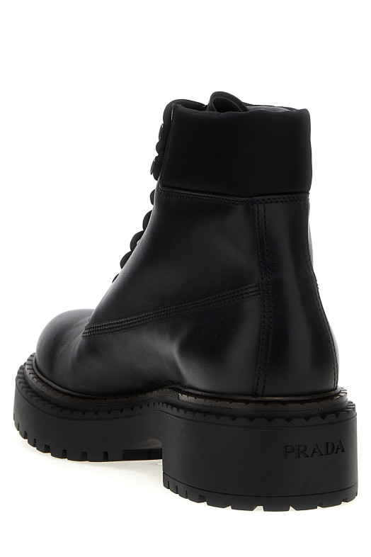 Шкіряні черевики Re-Nylon Чорні PRADA 2TE205FG0013G21F0002 Шкіряні черевики Re-Nylon Чорні PRADA 2TE205FG0013G21F0002