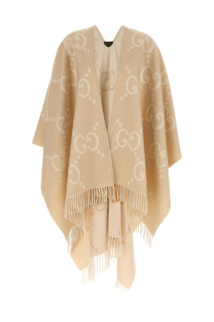 'GG' reversible cape Beige 'GG' reversible cape Beige