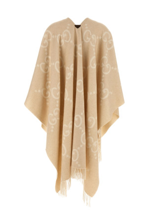 'GG' reversible cape Beige 'GG' reversible cape Beige