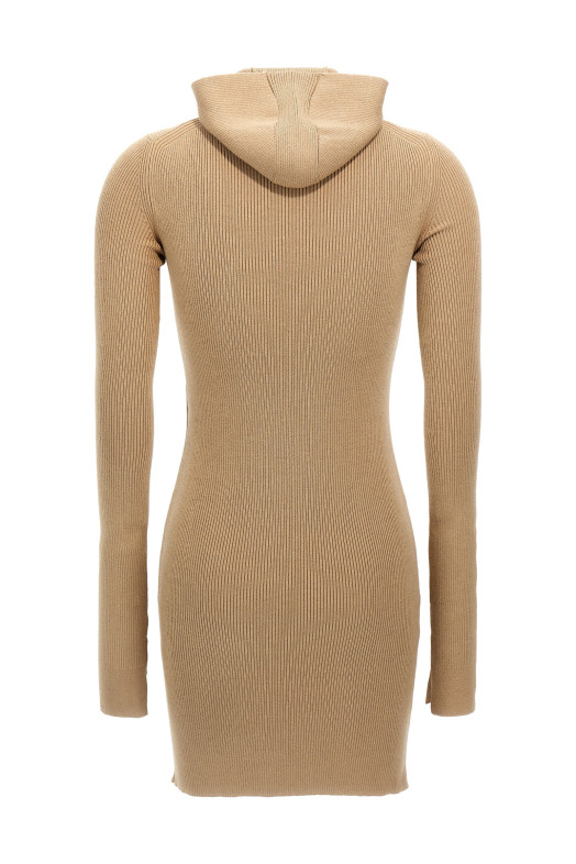 Платье с капюшоном Бежевое FENDI FZDC60ASJKF1PNO Платье с капюшоном Бежевое FENDI FZDC60ASJKF1PNO