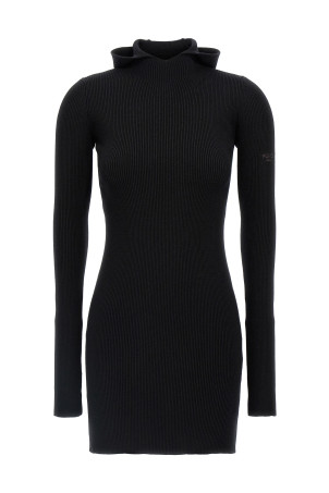 Платье с капюшоном Черное FENDI FZDC60ASJKF0GME Платье с капюшоном Черное FENDI FZDC60ASJKF0GME