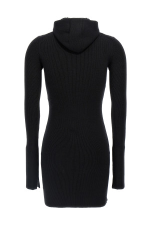 Платье с капюшоном Черное FENDI FZDC60ASJKF0GME Платье с капюшоном Черное FENDI FZDC60ASJKF0GME