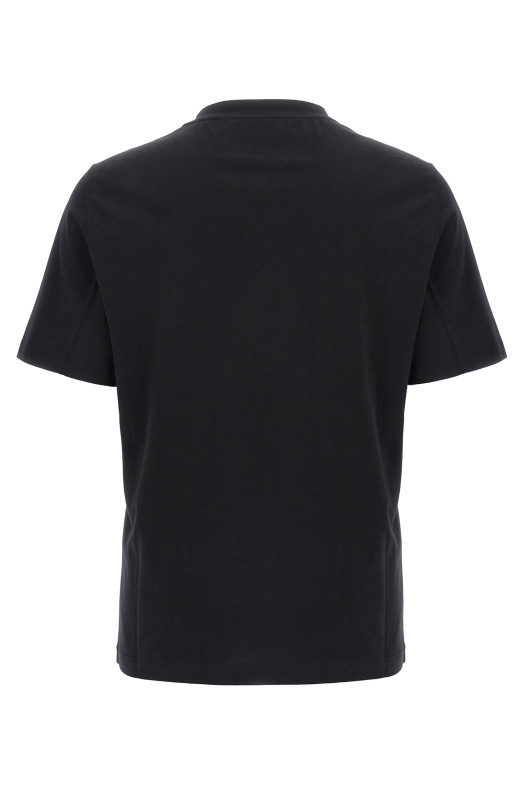 Футболка з логотипом Чорна BRUNELLO CUCINELLI M0B138440CGB88 Футболка з логотипом Чорна BRUNELLO CUCINELLI M0B138440CGB88