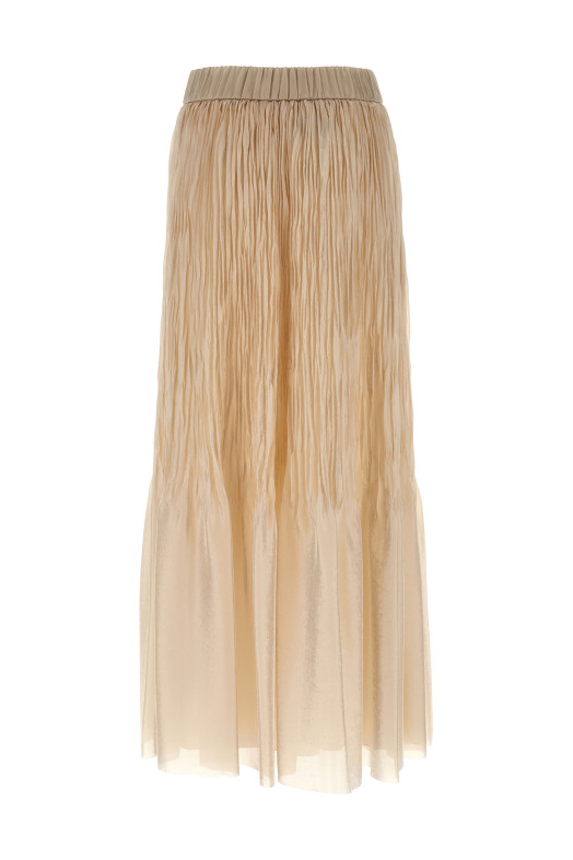 Pleated skirt Beige Pleated skirt Beige
