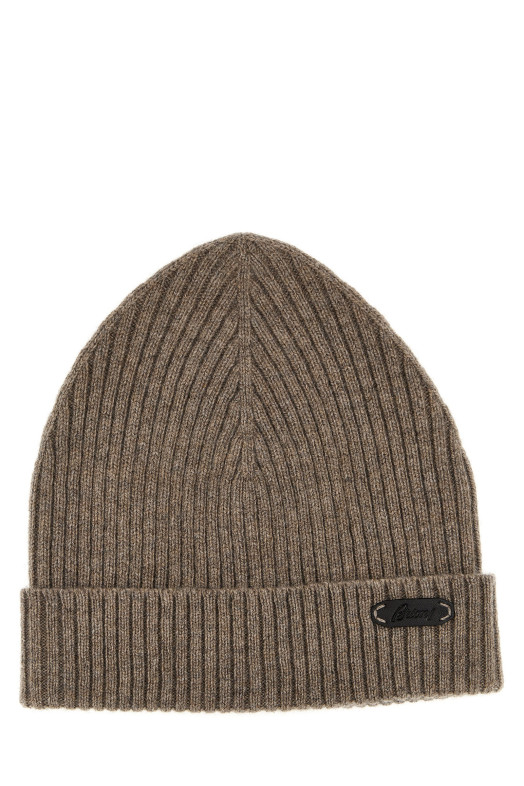 Англійська ребриста шапка Бежева BRIONI O4M80NO2K432700
