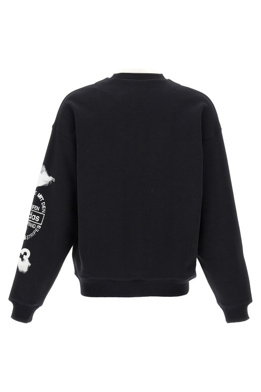 'Y-3 Graphic Crew' sweatshirt Black