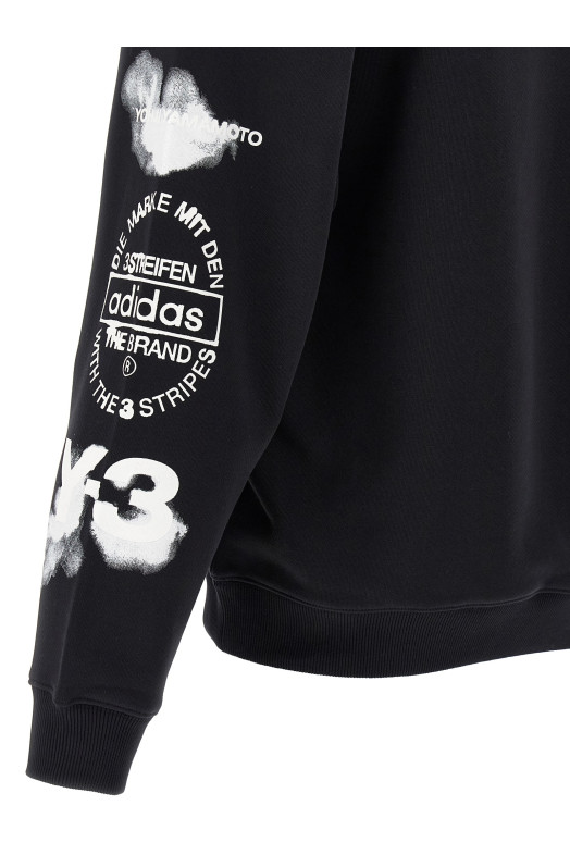 'Y-3 Graphic Crew' sweatshirt Black