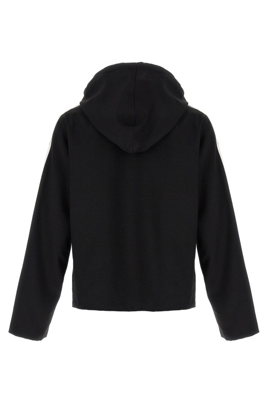 'Y-3 3-Stripes' hoodie Black-grey 'Y-3 3-Stripes' hoodie Black-grey