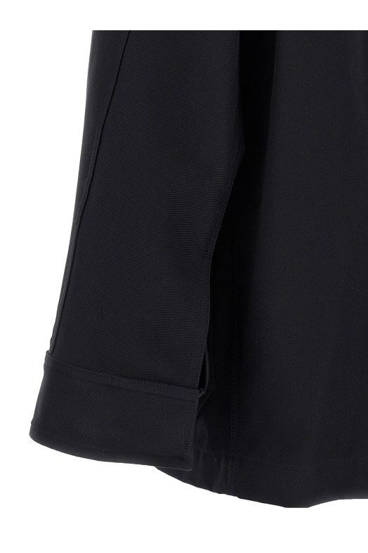 Logo embroidery overshirt Blue Logo embroidery overshirt Blue