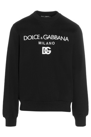 Світшот з логотипом Чорний DOLCE & GABBANA G9WI3ZFU7DUN0000 Світшот з логотипом Чорний DOLCE & GABBANA G9WI3ZFU7DUN0000