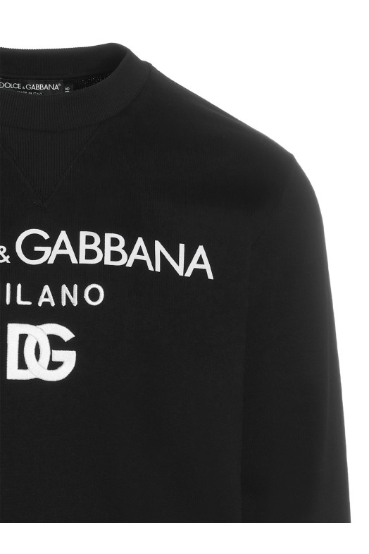 Світшот з логотипом Чорний DOLCE & GABBANA G9WI3ZFU7DUN0000 Світшот з логотипом Чорний DOLCE & GABBANA G9WI3ZFU7DUN0000