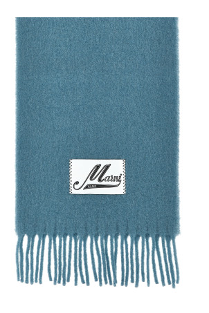 Шарф з логотипом BLUE MARNI ASZC0005A0UTW91800B47 Шарф з логотипом BLUE MARNI ASZC0005A0UTW91800B47