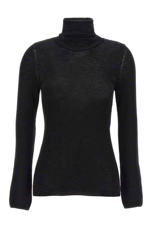 Шелковый кашемировый свитер с высоким воротником Черный TOM FORD MAK1332YAX752LB999 Шелковый кашемировый свитер с высоким воротником Черный TOM FORD MAK1332YAX752LB999