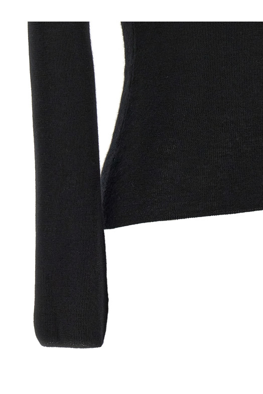 Шелковый кашемировый свитер с высоким воротником Черный TOM FORD MAK1332YAX752LB999 Шелковый кашемировый свитер с высоким воротником Черный TOM FORD MAK1332YAX752LB999