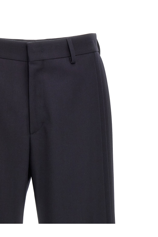 Брюки-крепы Blue FENDI FB0595ASCBF1AJR Брюки-крепы Blue FENDI FB0595ASCBF1AJR