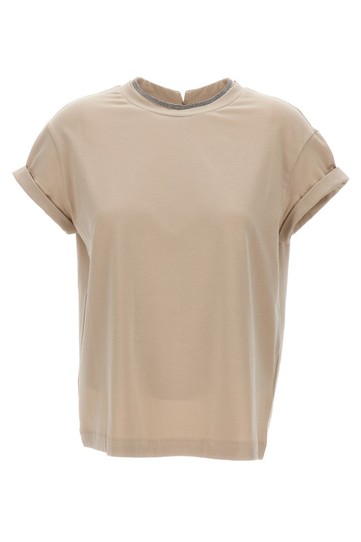 Monile T-shirt Beige Monile T-shirt Beige