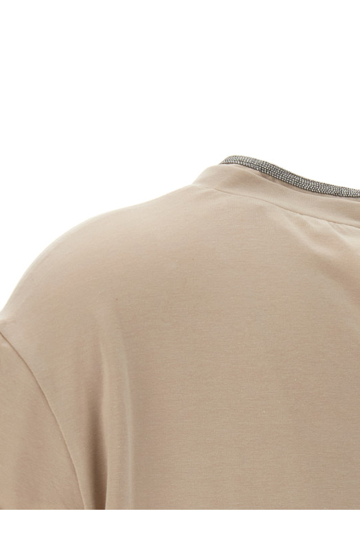 Monile T-shirt Beige Monile T-shirt Beige