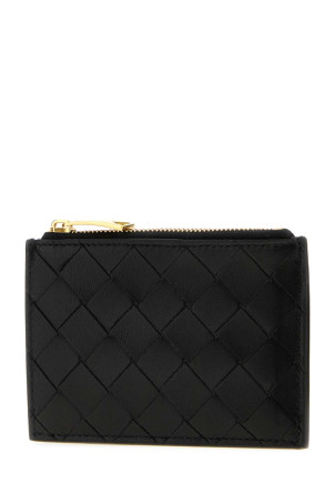 Чорний шкіряний гаманець Intrecciato Чорний BOTTEGA VENETA (806032VCPP3) Чорний шкіряний гаманець Intrecciato Чорний BOTTEGA VENETA (806032VCPP3)