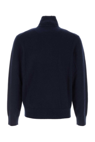 Dark blu stretch cashmere blend sweater BURBERRY (8112131) Dark blu stretch cashmere blend sweater BURBERRY (8112131)