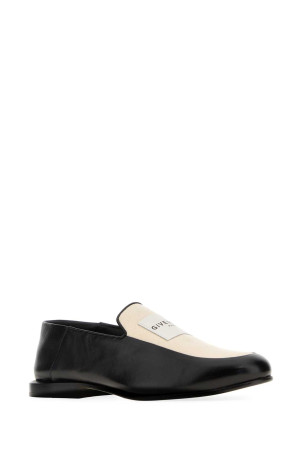 Two-tone leather and canvas Label loafers GIVENCHY (BE2028E2DX) Two-tone leather and canvas Label loafers GIVENCHY (BE2028E2DX)