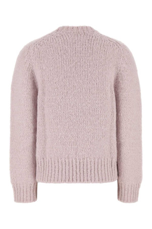 Светло-розовый свитер из смешанной мохеровой пряжи JIL SANDER (J40GP0170J14733) Светло-розовый свитер из смешанной мохеровой пряжи JIL SANDER (J40GP0170J14733)