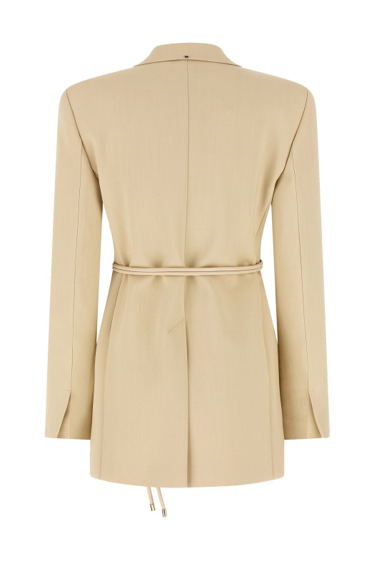 SPORTMAX 'Glassa' жакет-пальто Бежевый 2522046031600002